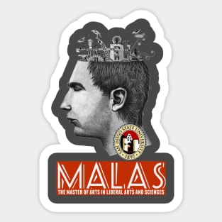 MALAS Transparent Logo (Alternate) Sticker